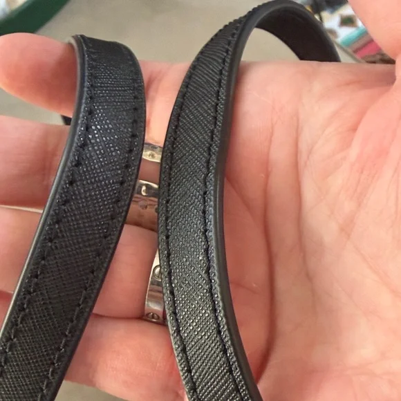 Tory Burch Black Tote Bag with Gold Accents - Picture 12 of 15